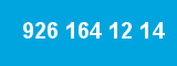 926 164 12 14 926 164 12 14